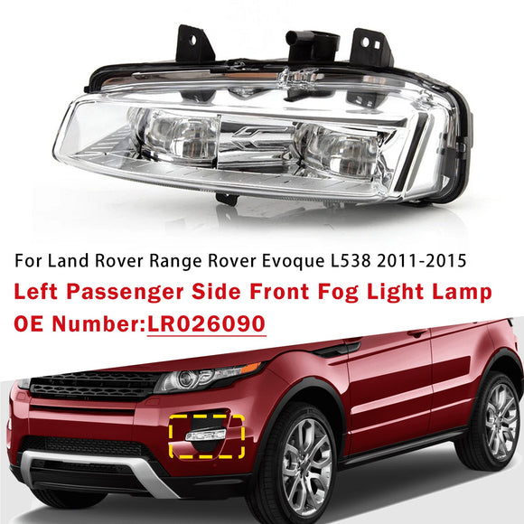 Paire de feux antibrouillard avant gauche et droit, pour Range Rover Evoque L538 2011 – 2015