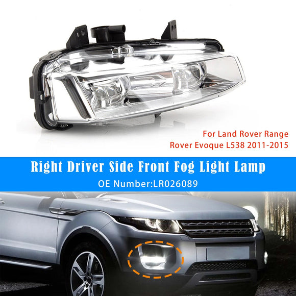 Paire de feux antibrouillard avant gauche et droit, pour Range Rover Evoque L538 2011 – 2015