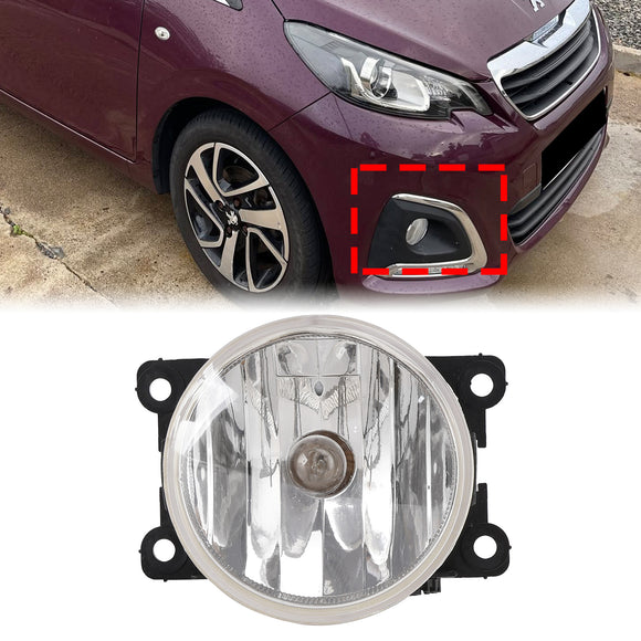2008-2023 Peugeot Partner Boxer Expert 2x Front Fog Light Lamp 9675450980 6206N0