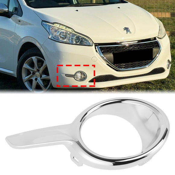 Links + Rechts Mistlamp Grill 1608110880 1608111480 Voor Peugeot 208 2012-2015