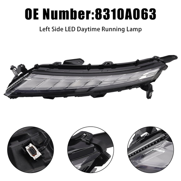 2022–2026 Mitsubishi Eclipse Cross, links + rechts, Paar vorne, LED-Tagfahrlicht, 8310A063, 8310A064
