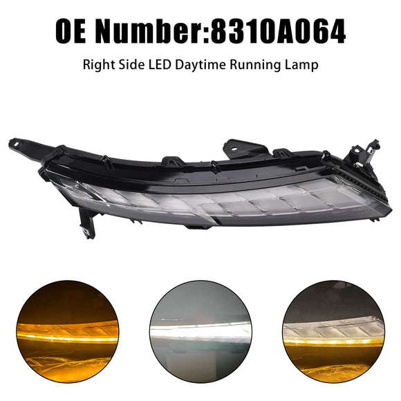 2022–2026 Mitsubishi Eclipse Cross, links + rechts, Paar vorne, LED-Tagfahrlicht, 8310A063, 8310A064