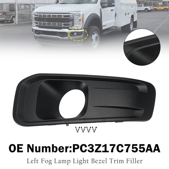2023–2024 Ford F-450/F-550 Super Duty 6,7 l 7,3 l links rechts Nebelscheinwerfer-Lichtblende-Zierfüller PC3Z17C755AA PC3Z17C754AA