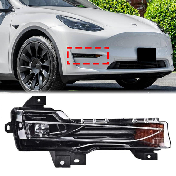 Tesla Model 3 / Y 2017-2023 Front Right Fog Light Lamps LED DRL 1077392