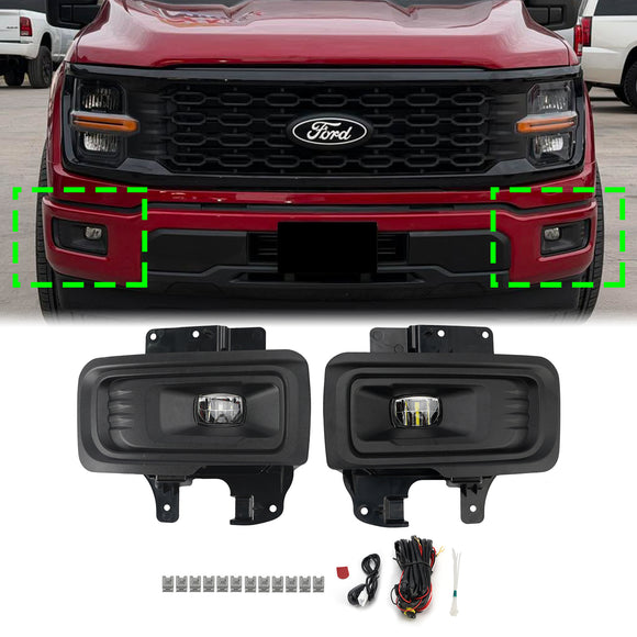 2024-2025 Ford F150 STX XL XLT LED Mistlamp Schakelaar Bezel Draad Beugel Kits RL3Z-15266-A RL3Z-15266-B