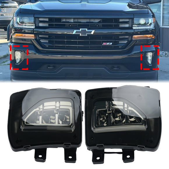 2016-2018 Chevy Silverado 1500 luz antiniebla delantera 84000613 84000614