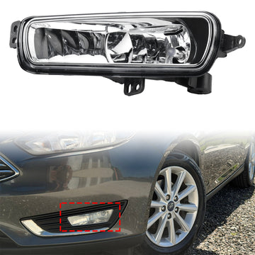 Ford Focus MK3 2015-2017 Front Left Fog Light Lamps With Bulbs 1874688 F1EB-15A255-AB