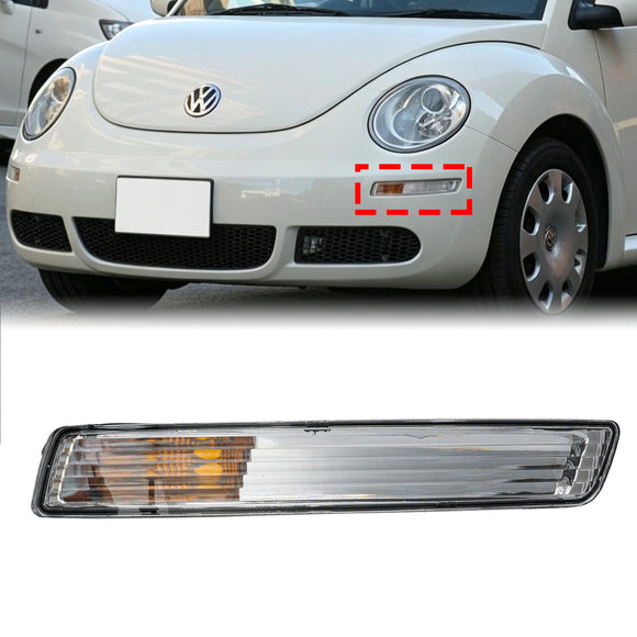 2006–2010 Volkswagen Beetle Paar Frontstoßstangen-Blinkerleuchte ohne Glühbirnen 1C0953041R 1C0953041Q