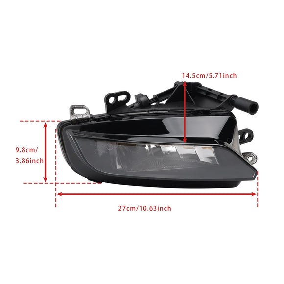 1 Pc feux antibrouillard avant gauche avec ampoules pour Audi A3 Sportback 8V0941699C 15-16