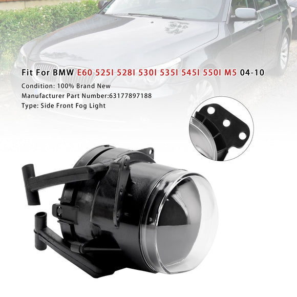 1 feu antibrouillard gauche pour BMW E60 525I 528I 530I 535I 545I 550I M5 04-10 63177897187