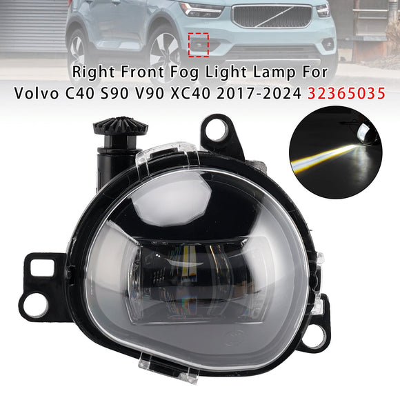 Par de luces antiniebla delanteras para Volvo C40 S90 V90 XC40 2017-2024 32365034