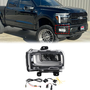 Right LED Front Fog Light Lamp For Ford F150 2024-2025 RL3415A254AB RL3Z15200A