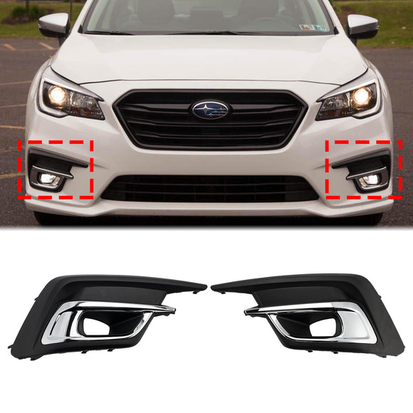 2018-2019 Subaru Legacy Pair Fog Light Lamp Bezels 57731AL69A 57731AL68A