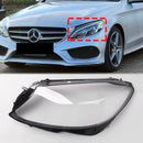 Mercedes-Benz C-Klasse (2015–2018) W205 C180 C200 C260L C280 C300 Linke Scheinwerferabdeckung Scheinwerferlinse-1