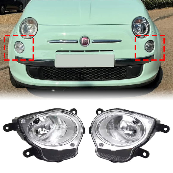 2008-2015 Fiat 500 Hatchback Links + Rechts Grootlicht Koplamp Koplamp 51786772 51786771