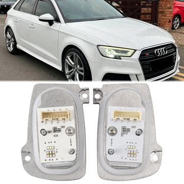 2017-2019 AUDI A3 S3 RS3 2Pcs LED Headlight DRL lightsource Control Unit 8V0998473A 8V0998474A