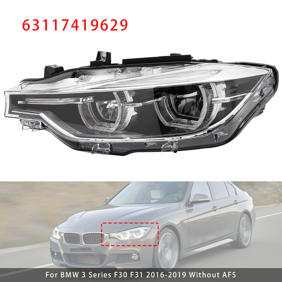 2016-2019 BMW Série 3 F30 F31 2016-2019 sans phare LED gauche + droit AFS 63117419629 63117419630