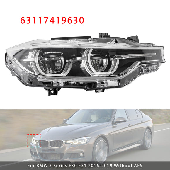 2016-2019 BMW Série 3 F30 F31 2016-2019 sans phare LED gauche + droit AFS 63117419629 63117419630
