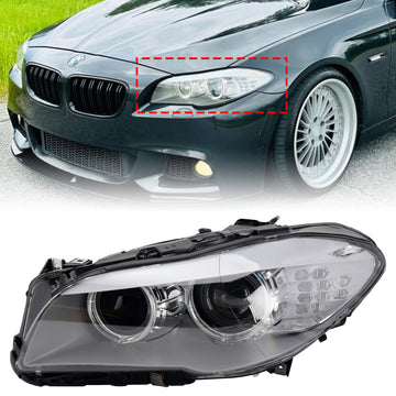 2010-2013 BMW 5 Series Saloon / Estate F10 F11 W/O AFS Xenon LED DRL Left Headlight 63117271909