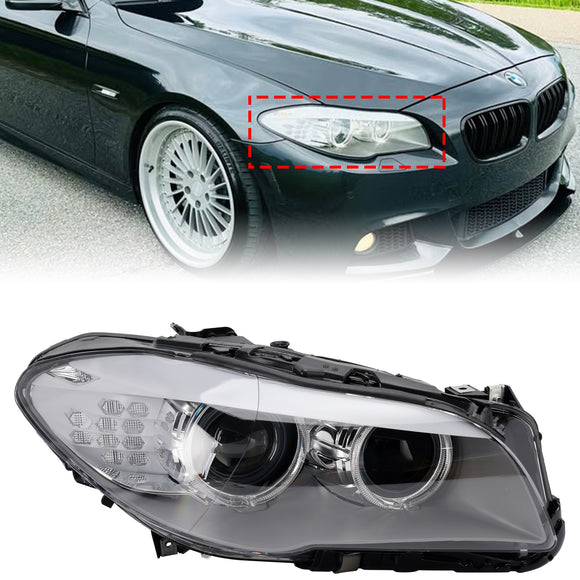 2010-2013 BMW 5 Series Saloon / Estate W/O AFS Xenon LED DRL Left+Right Headlight 63117271909 63117271910