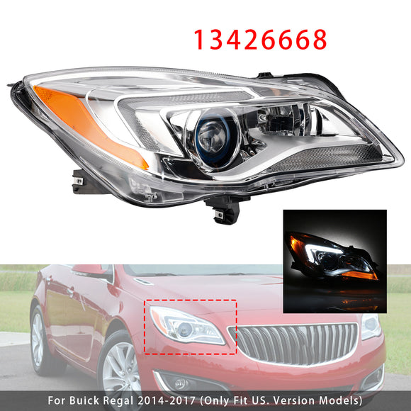Buick Regal 2014-2017 HID Xenon Left+Right Headlight 13426667 13426668