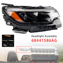 2022–2026 Jeep Compass, linke LED-Scheinwerferbaugruppe 68441587AG-20