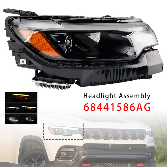 2022–2026 Jeep Compass, linke LED-Scheinwerferbaugruppe 68441587AG