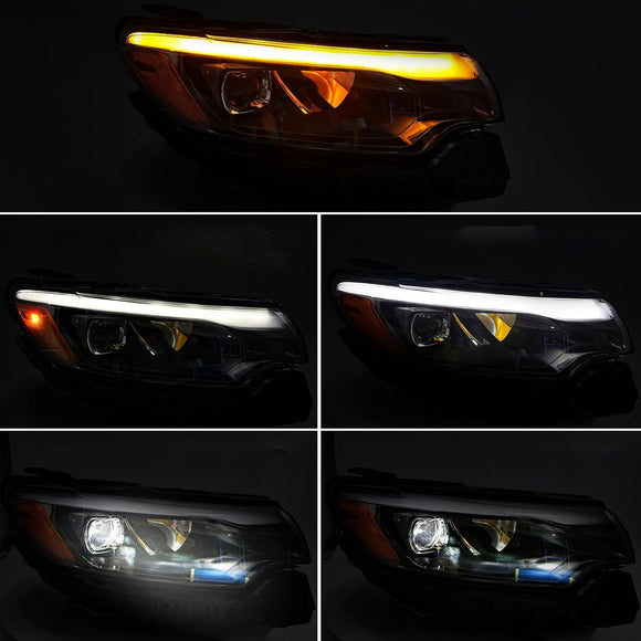 2022–2026 Jeep Compass, linke LED-Scheinwerferbaugruppe 68441587AG