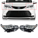 2021-2022 Toyota Sienna LE XLE Conjunto de farol LED esquerdo + direito LED 81110-08100 81150-08100-1