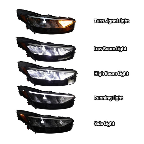 2023-2025 Ford Escape conjunto de farol LED esquerdo + direito PJ6Z13008D PJ6Z13008C