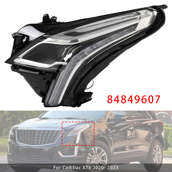 2020-2023 Cadillac XT5 links + rechts LED-koplampmontage 84849607 84849606