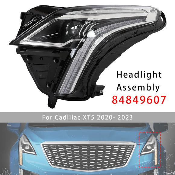 2020-2023 Cadillac XT5 links + rechts LED-koplampmontage 84849607 84849606