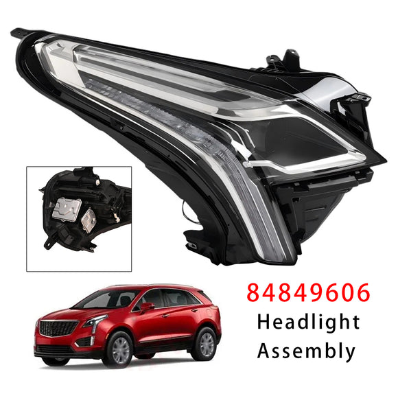 2020-2023 Cadillac XT5 links + rechts LED-koplampmontage 84849607 84849606