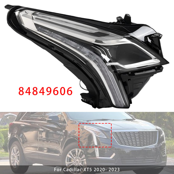 2020-2023 Cadillac XT5 links + rechts LED-koplampmontage 84849607 84849606
