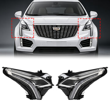 2020-2023 Cadillac XT5 vasen+oikea LED-ajovalokokoonpano 84849607 84849606