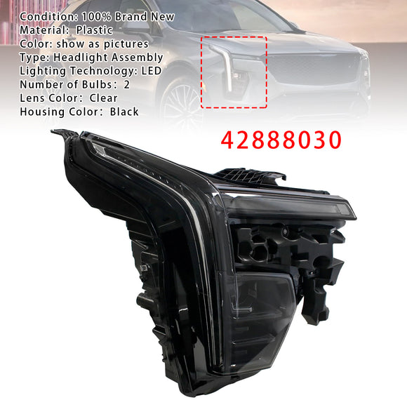 2024-2025 Cadillac XT4 Coppia fari a LED sinistra + destra 42888029 42888030