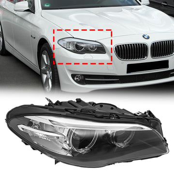 BMW 5 Series F10 / F18 2014-2017 Front Right HID Xenon Headlight W/O AFS 63117343906