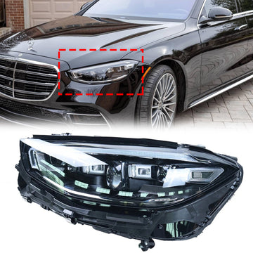Mercedes-Benz S-Class S580 2021-2023 Left LED Headlight Assembly A2239062905 2239062905