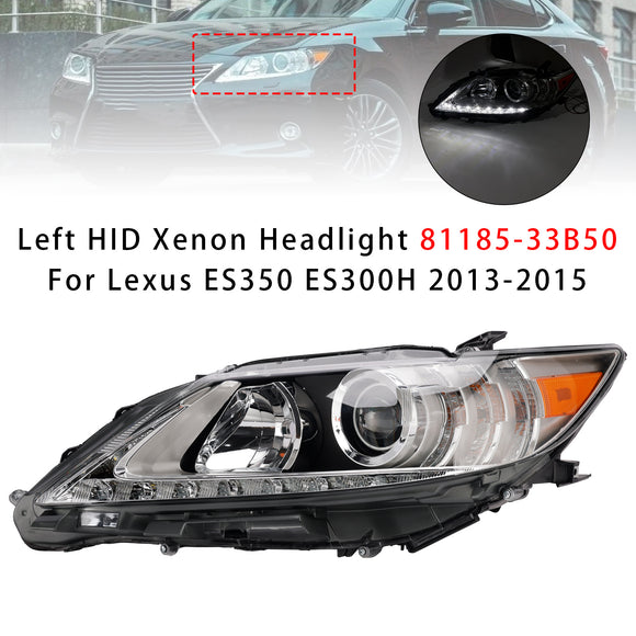 2013-2015 Lexus ES350 ES300h Left+Right HID Xenon Headlight 81185-33B50 81145-33B50