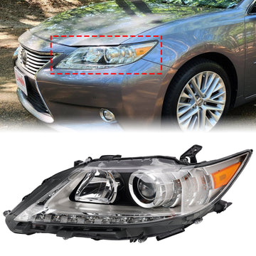 2013-2015 Lexus ES350 ES300H Vasen HID Xenon -ajovalokokoonpano painolastilla & polttimo 81185-33B50
