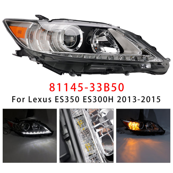 2013-2015 Lexus ES350 ES300h Left+Right HID Xenon Headlight 81185-33B50 81145-33B50