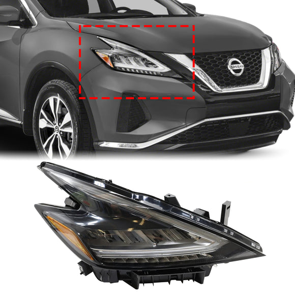 Nissan Murano 2019-2021 farol dianteiro direito LED 260109UF0D