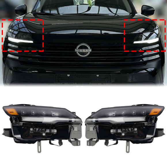 2025-2026 Nissan Kicks farol LED esquerdo + direito 26060-7LF5A 26010-7LF5A
