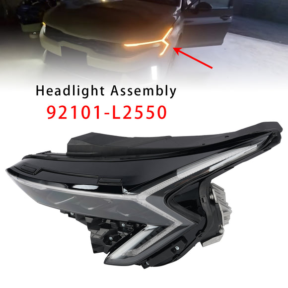 2025-2026 Kia K5 LXS/EX/GT esquerda+direita conjunto de farol LED 92101-L2550 92102-L2550