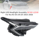 2025-2026 Kia K5 LXS/EX/GT esquerda+direita conjunto de farol LED 92101-L2550 92102-L2550-25