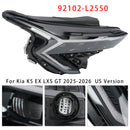 2025-2026 Kia K5 LXS/EX/GT esquerda+direita conjunto de farol LED 92101-L2550 92102-L2550-27