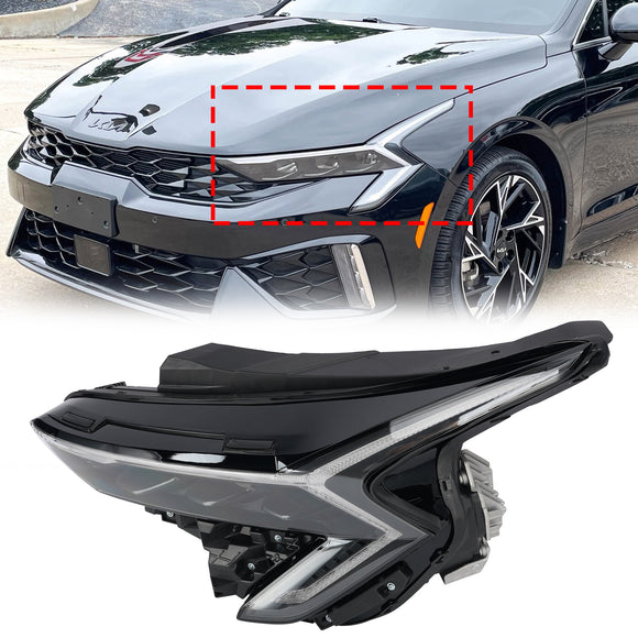 2025-2026 Kia K5 LXS/EX/GT deixou o conjunto 92101-L2550 92101L2550 do farol do diodo emissor de luz lado do motorista