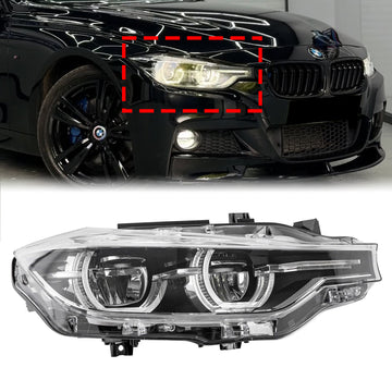 Faro anteriore destro BMW Serie 3 F30 F31 2016-2019 senza AFS 63117419634 63117419630 7419630