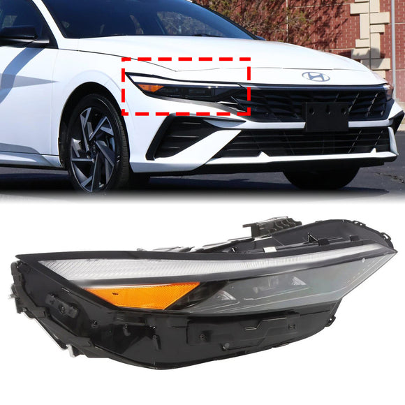 2024-2026 Hyundai Elantra Ensemble de phares LED gauche + droite 92101AA740 92102AA740