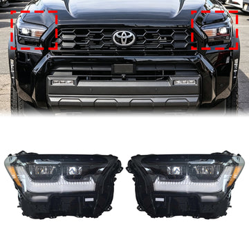 2025–2026 Toyota 4Runner links + rechts LED-Scheinwerferbaugruppe 81070–35651 81140–35651 81070–35661 81140–35661